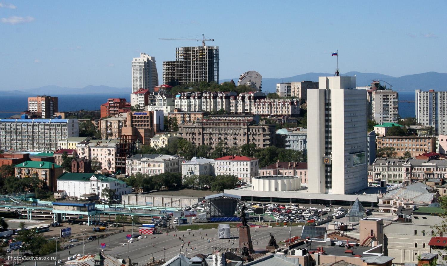 Владивосток центр панорама
